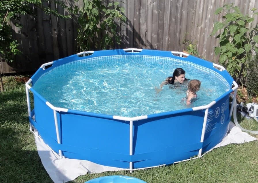 an Intex Pool