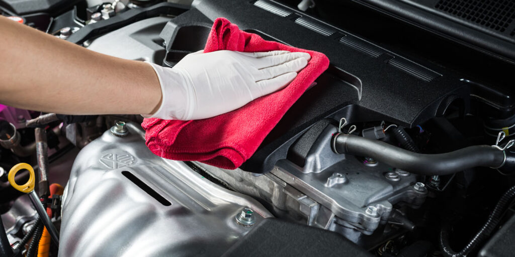 Car's Engine cleaning